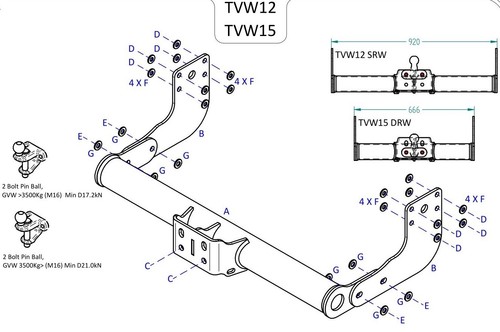 Towtrust fixed flange - towtrust,