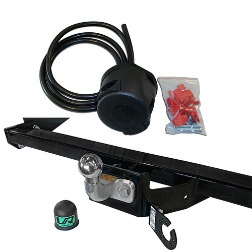 Fixed flanged towbar - towbar, pin