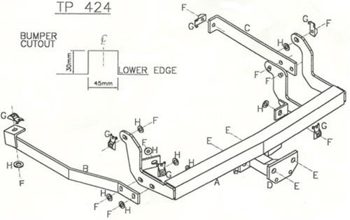 Towtrust fixed flange - towtrust,