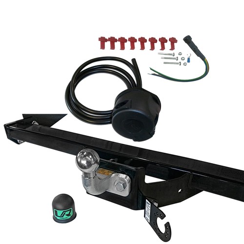 Fixed flanged towbar 7 - towbar, +