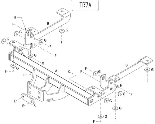 Towtrust fixed flange - towtrust,